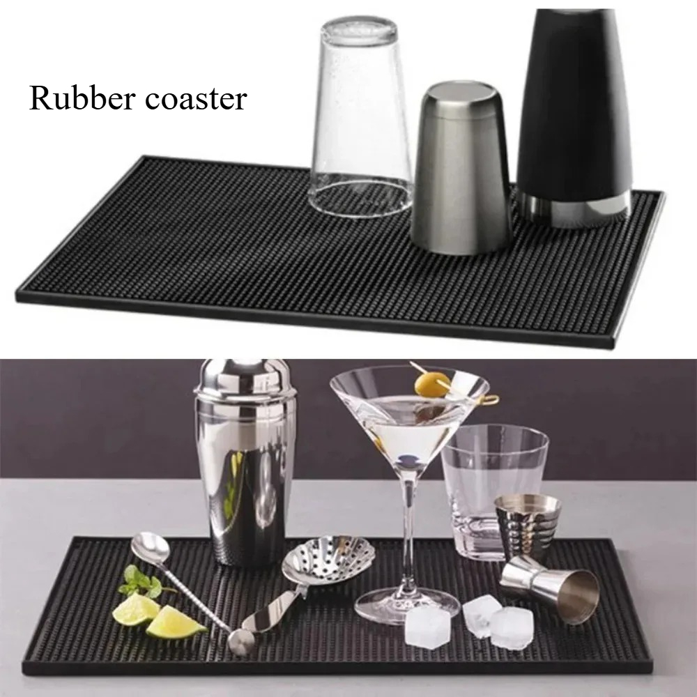 Bar Mat Rubber - Gumowe maty barowe, podkładki pod kubki,