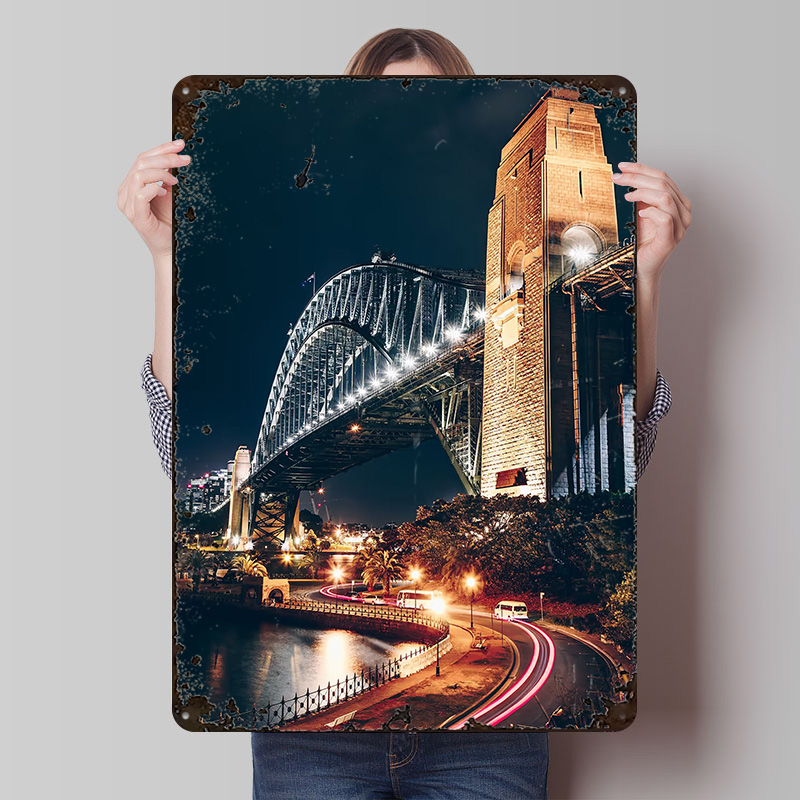 Home Bar Sydney - Plakat Mostu Portowego w Sydney, Personalizowane