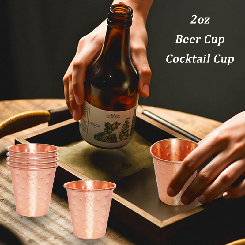 Mule Copper Mug - Zestaw 4/6 miedzianych kubków do piwa