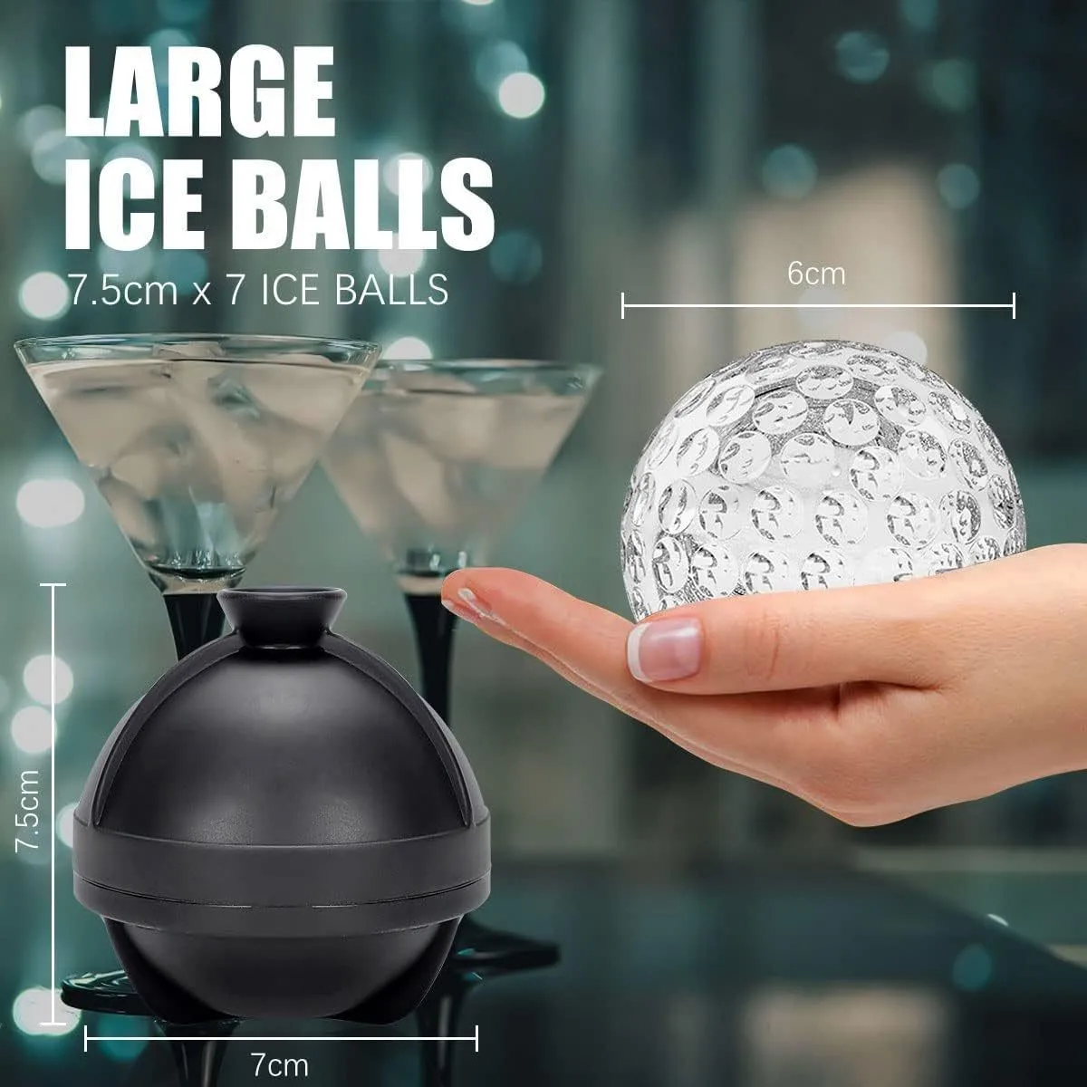 Ice Mold Sphere - Forma do lodu z silikonu spożywczego