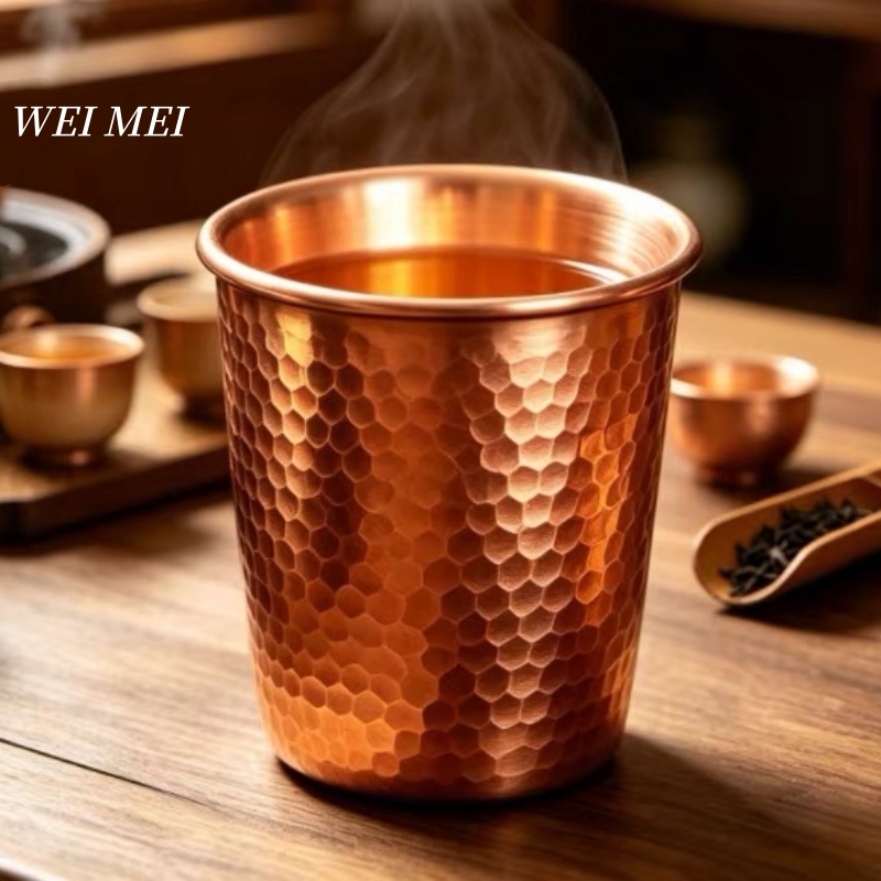 Mule Copper Mug - Ręcznie wykonany miedziany kubek do kawy