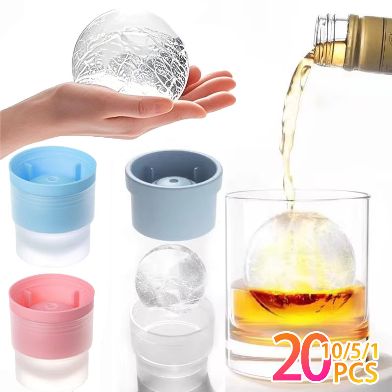 Ice Mold Sphere - 1-20 SZTUK Duża kostkarka do lodu