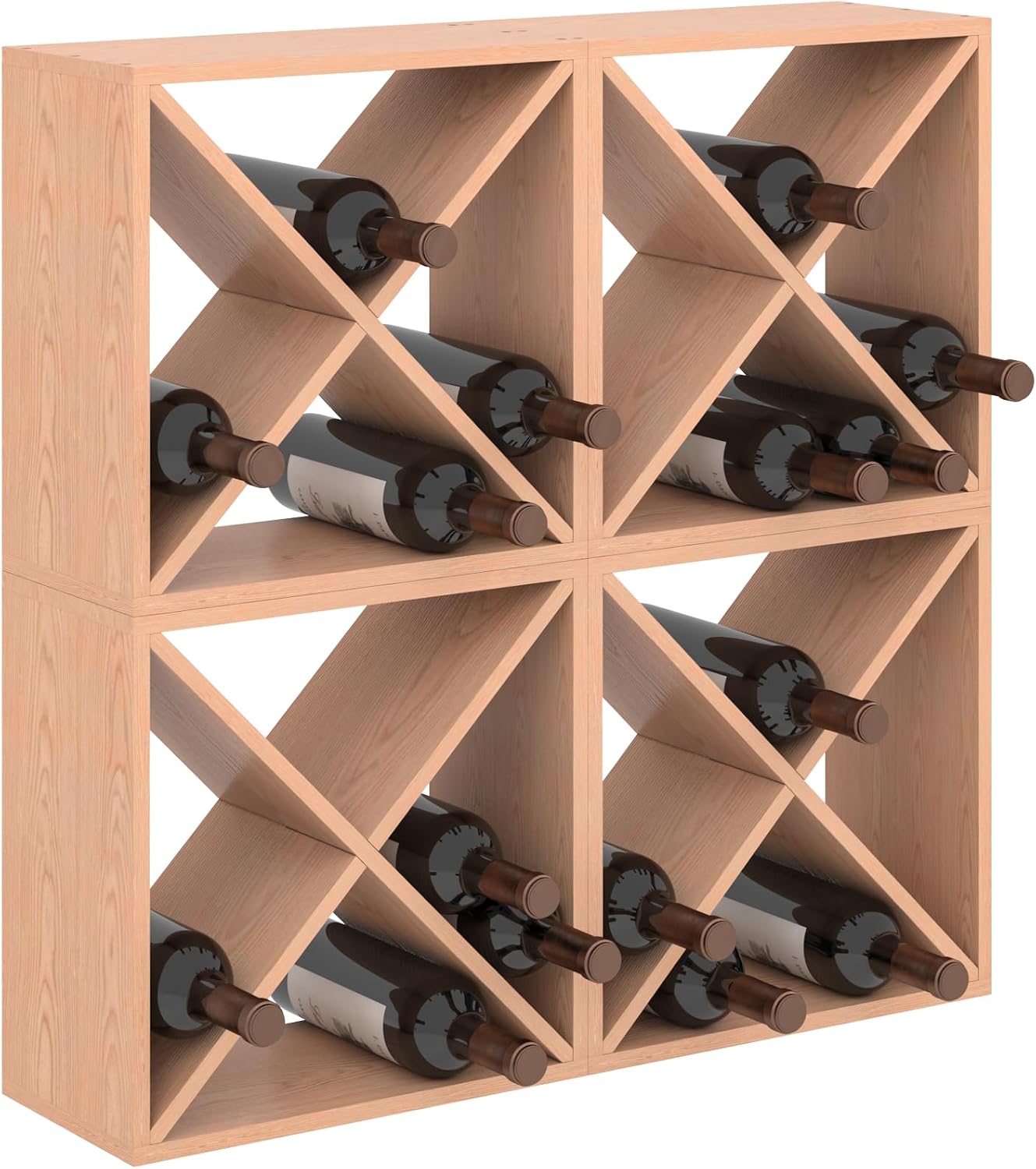 Home Bar Shelves - Stojak na 96 butelek wina, modułowy