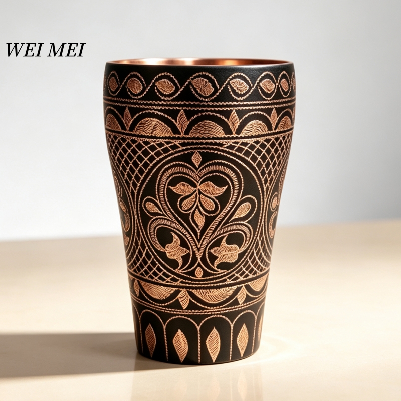 Mule Copper Mug - Ręcznie Robiony Miedziany Kubek do Kawy