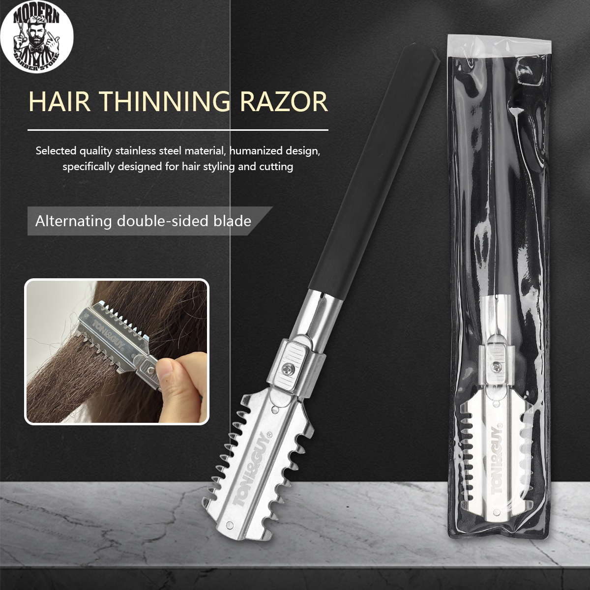 Home Barbershop - Ostrza do brzytwy fryzjerskiej dwustronnej, ręczne