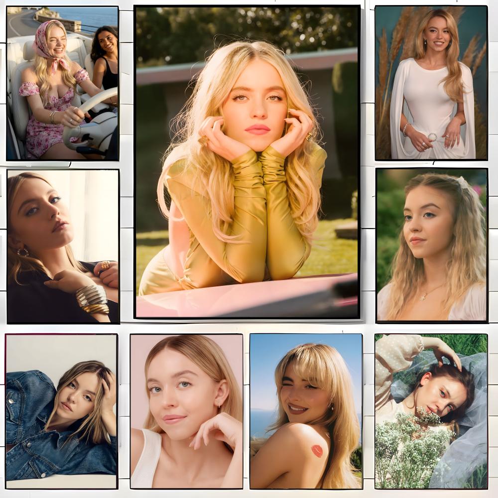Home Bar Sydney - Plakat z Sydney Sweeney, grafika do