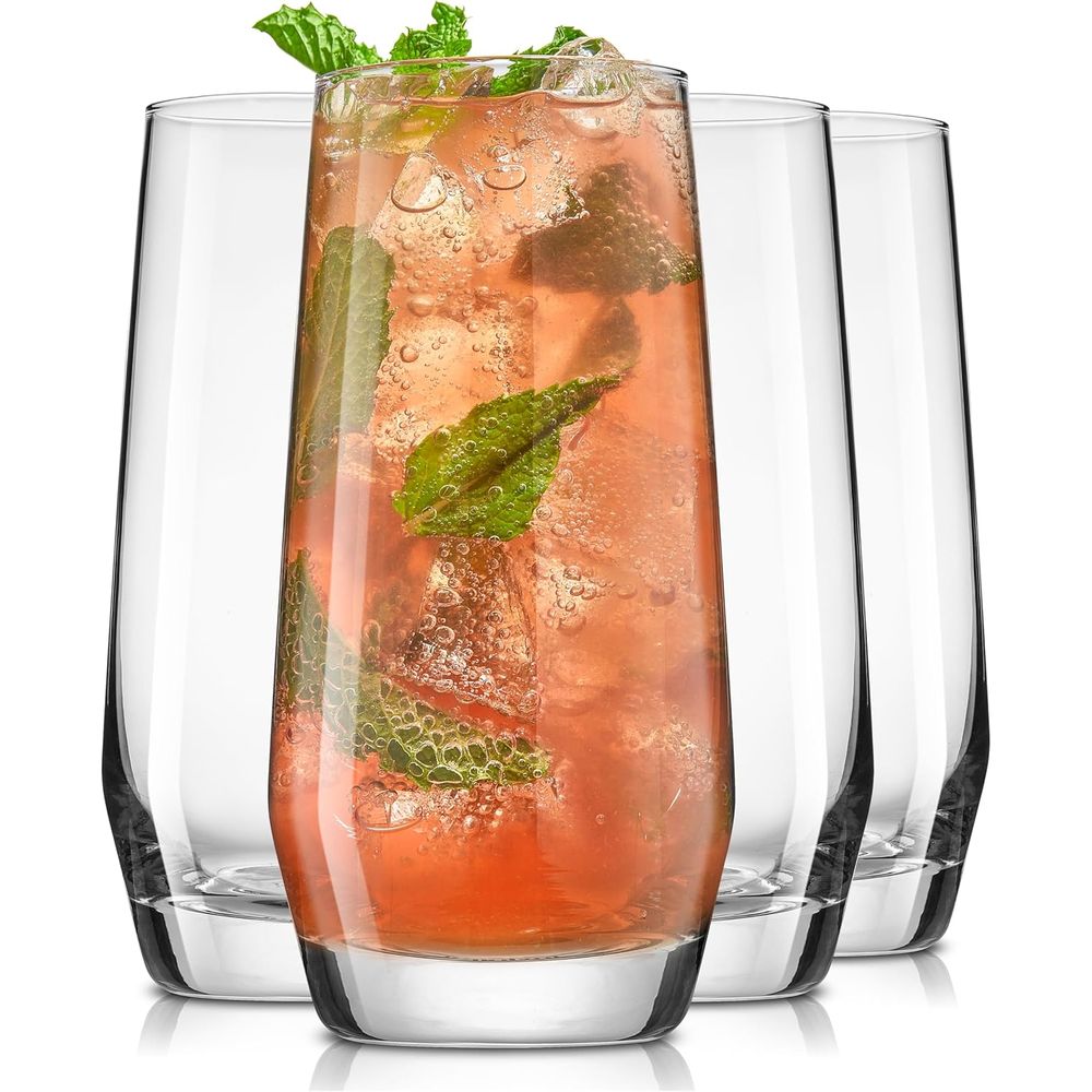 Highball Glass Set - Zestaw kieliszków Highball, 4 sztuki, wysokie