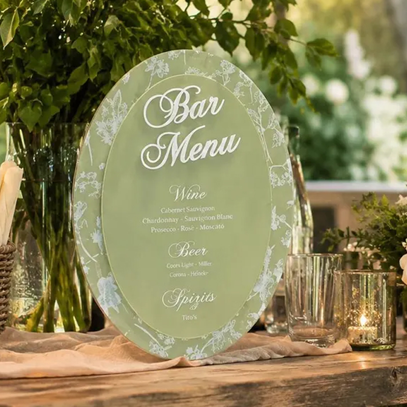 Owalny znak 3D z motywem kwiat – Cocktail Recipe Book recenzja i cena