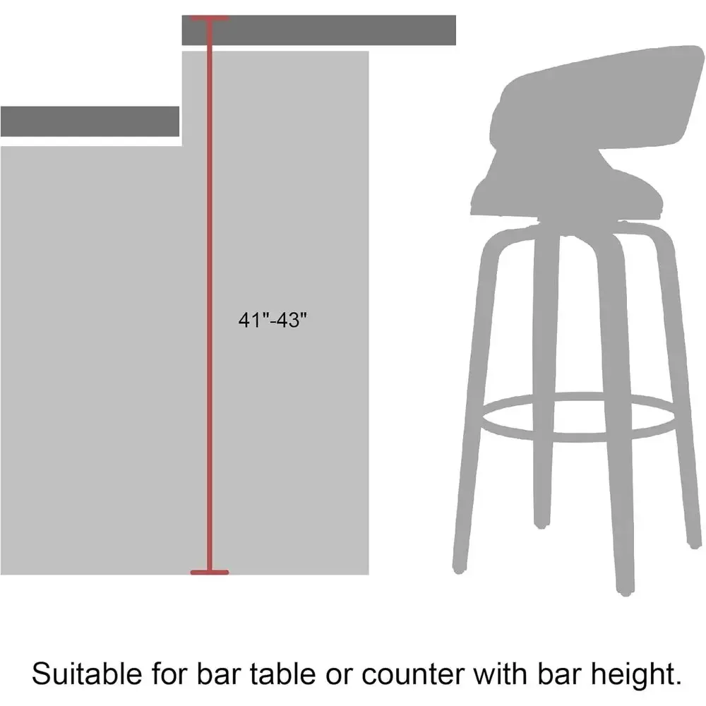 Zestaw 2 szarych, obrotowych s – Home Bar Stools recenzja i cena
