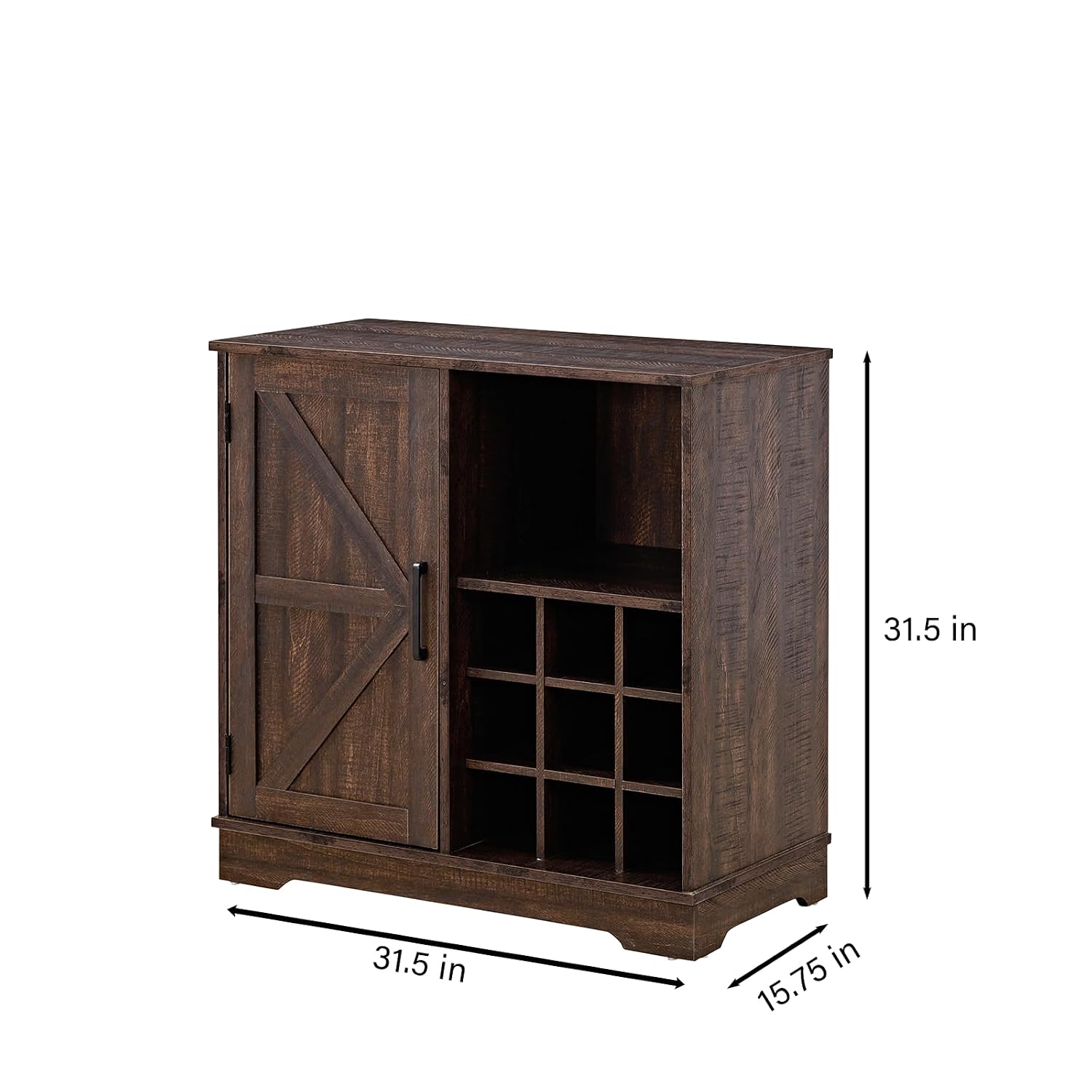 Szafka barowa w stylu rustykal – Home Bar Shelves recenzja i cena