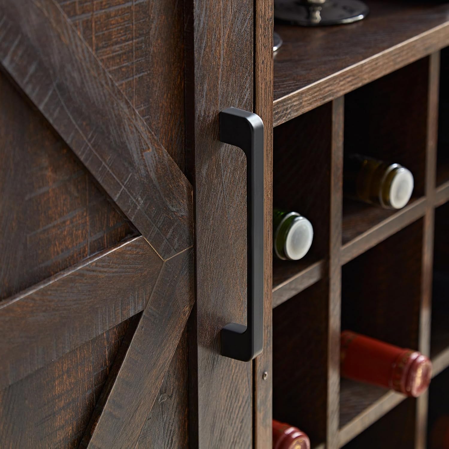 Szafka barowa w stylu rustykal – Home Bar Shelves recenzja i cena
