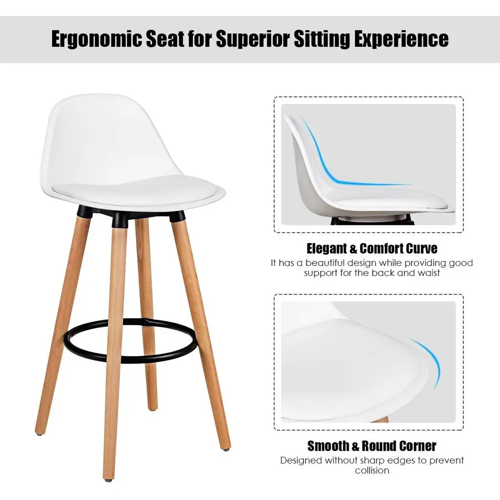 Zestaw 4 krzeseł barowych z si – Home Bar Stools recenzja i cena