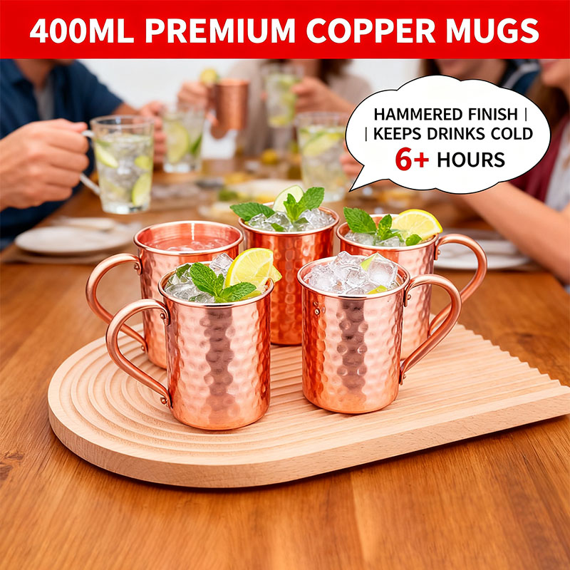Nowe, w 100% miedziane kubki,  – Mule Copper Mug recenzja i cena