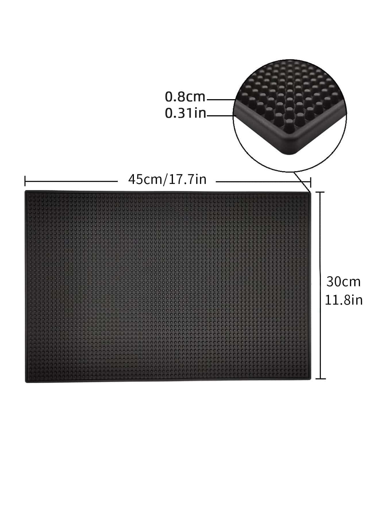 Mata barmańska Leeseph, gumowa – Bar Mat Rubber recenzja i cena