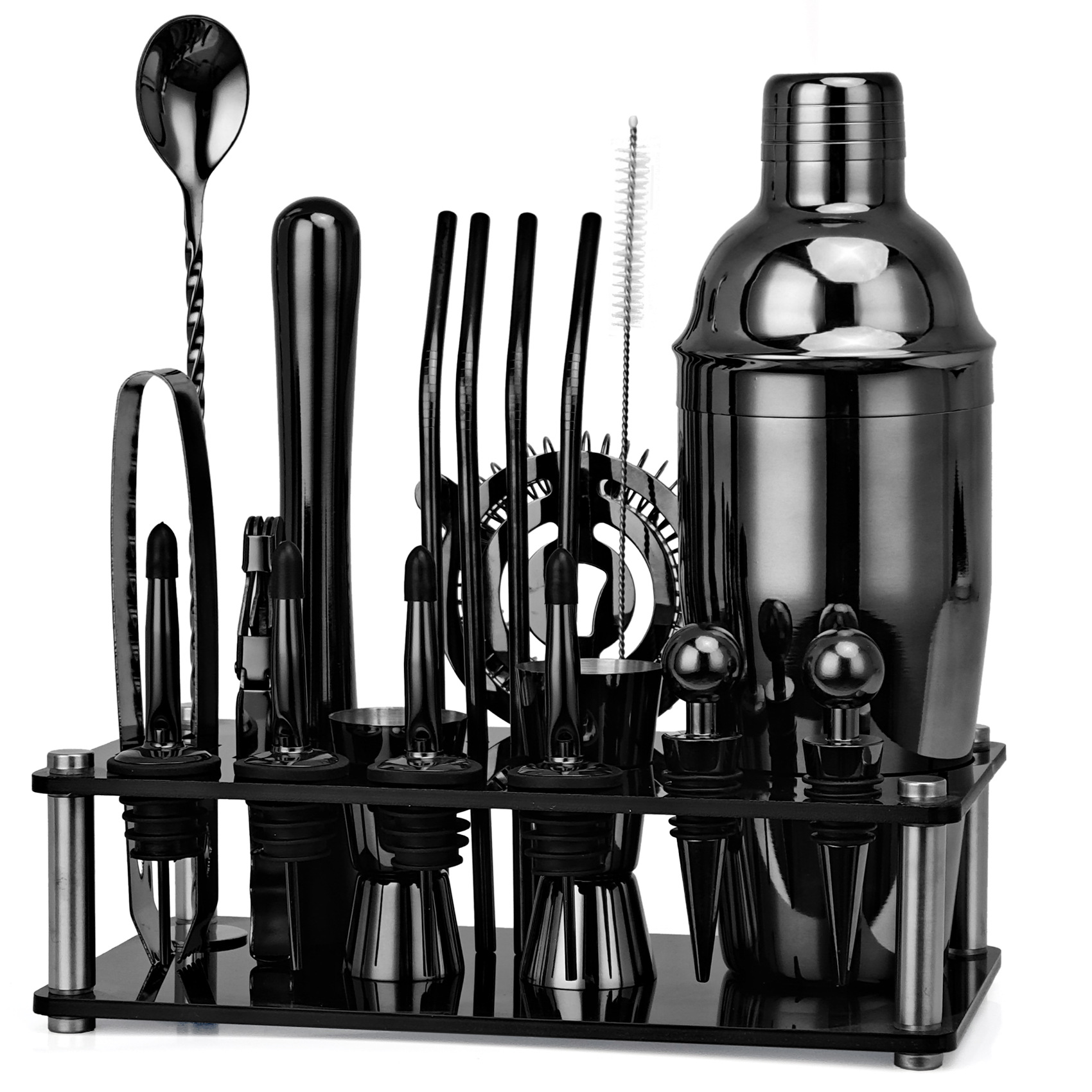20 sztuk czarnego/różowego zło – Boston Shaker Set recenzja i cena