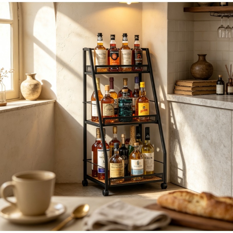 3-poziomowy regał na wino w ks – Home Bar Shelves recenzja i cena