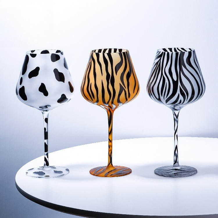 Kreatywny Malowany Tygrys Leop – Highball Glass Set recenzja i cena