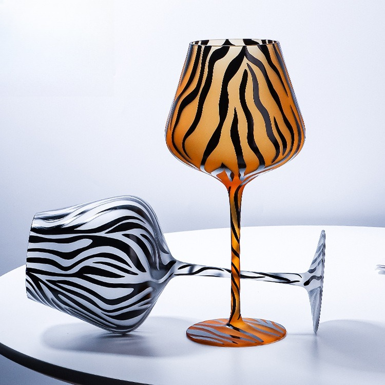 Kreatywny Malowany Tygrys Leop – Highball Glass Set recenzja i cena