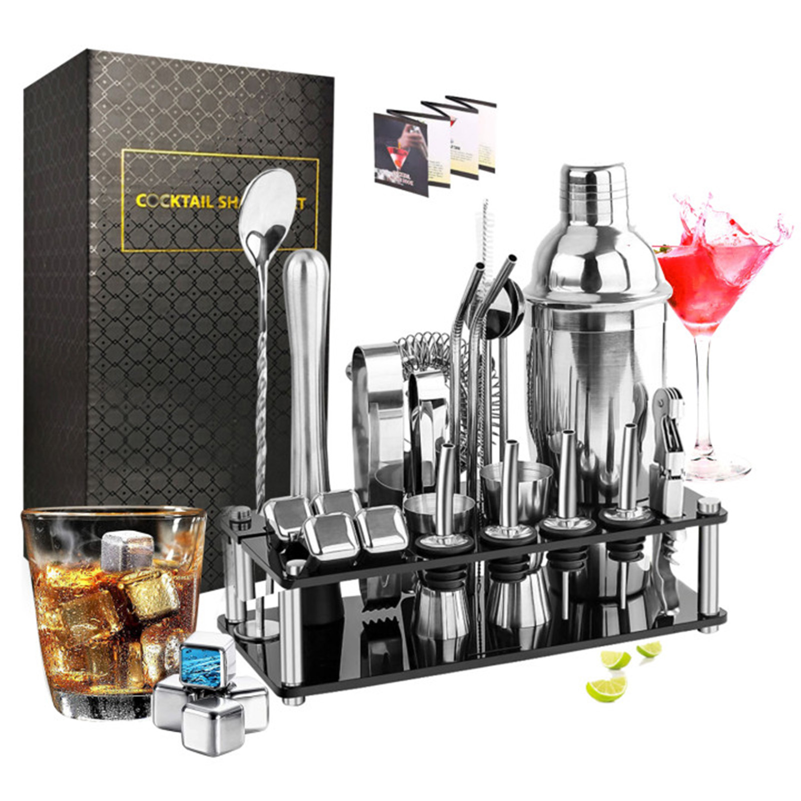 Zestaw do robienia koktajli Sh – Cocktail Recipe Book recenzja i cena